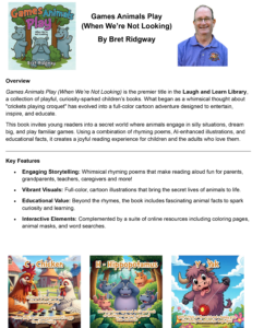 Games Animals Play One Sheet 1st Page